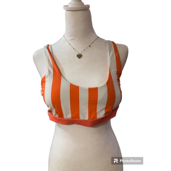 Striped Large 2 piece New High Waisted Bikini Set - Picture 9 of 12